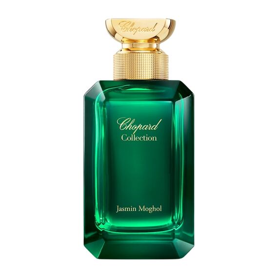 Chopard Jasmin Moghol For Her Eau de Parfum, introduced in 2018, is a luxurious floral fragrance inspired by the romance of a moonlit garden in Jaipur. Crafted by master perfumer Alberto Morillas, it opens with an intoxicating blend of Indian jasmine and tuberose for a deeply floral introduction. The heart features elegant Damask rose, adding richness and sophistication. The base settles into creamy sandalwood and leathery cypriol, creating a warm, sensual finish ideal for evenings and special occasions. Presented in an elegant green bottle, this fragrance reflects timeless beauty and refined femininity.